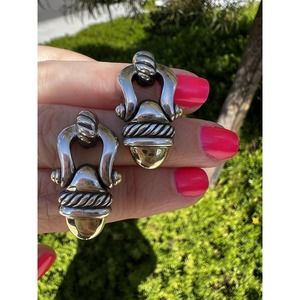 David Yurman 14k & sterling 585 925 earrings